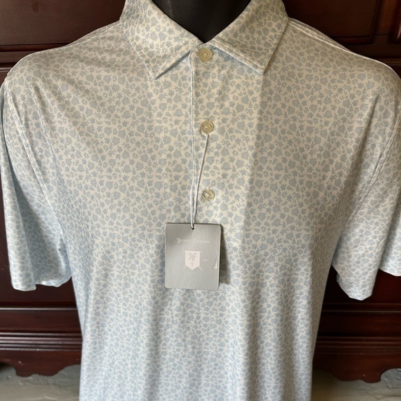 Hickey Freeman Other - COPY - New Men’s HICKEY FREEMAN Pima Cotton Short Sleeve Polo Shirt Light Blue …